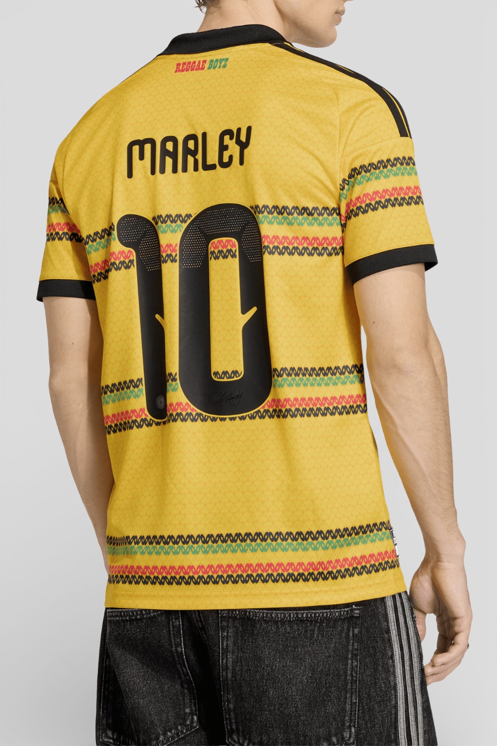 חולצת פולו כדורגל בוב מארלי X אדידס